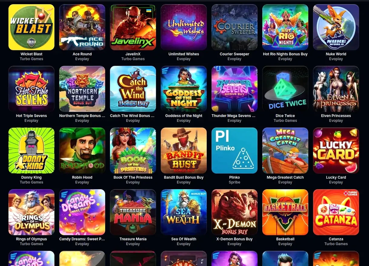 Goldenpanda Casino Spielangebot